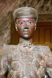 Emperor Khải Định (8 October 1885 – 6 November 1925) was the 12th Emperor of the Nguyễn Dynasty in Vietnam. His name at birth was Prince Nguyễn Phúc Bửu Đảo. He was the son of Emperor Đồng Khánh, but he did not succeed him immediately. He reigned only nine years: 1916 - 1925.<br/><br/>

Hue was the imperial capital of the Nguyen Dynasty between 1802 and 1945. The tombs of several emperors lie in and around the city and along the Perfume River. Hue is a UNESCO World Heritage Site.